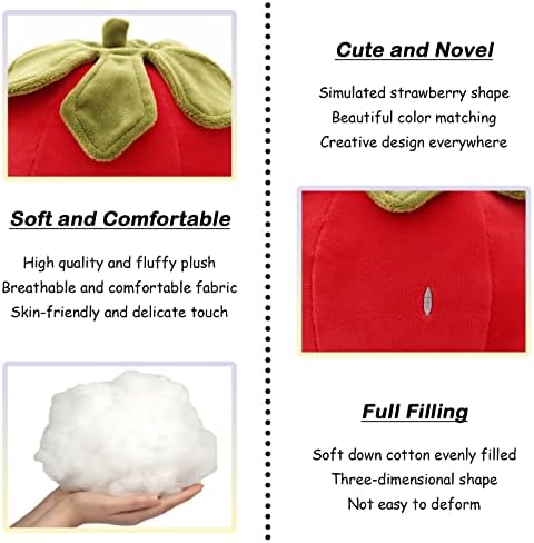 Strawberry Plush Toy for Kids 9 Inch Cute Design