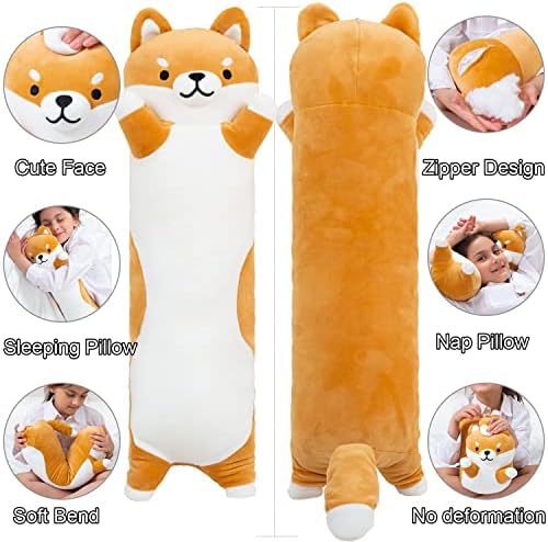 Long Shiba Inu Plush Pillow for Kids 1
