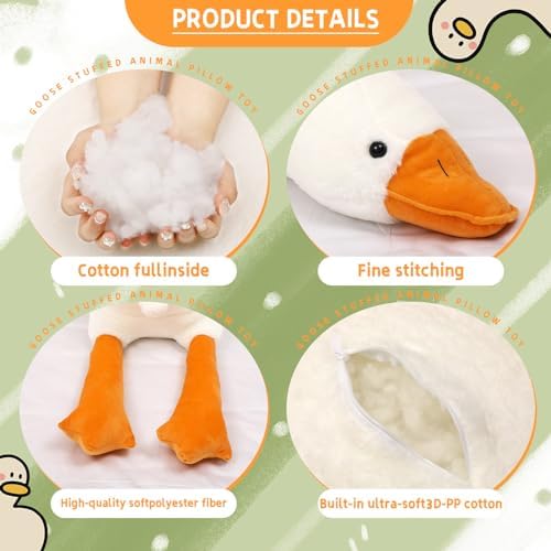 52 Inch Giant Goose Plush Hug Pillow