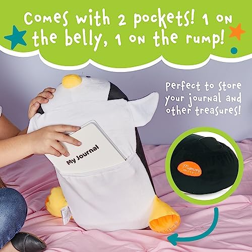 Cuddly Memory Foam Pillow Plush with Journal Pocket