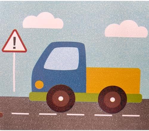 Yifely Traffic Car Wall Decor Sticker