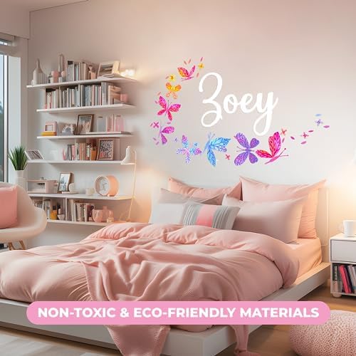 Personalized Name Wall Decals for Girls Bedroom 1