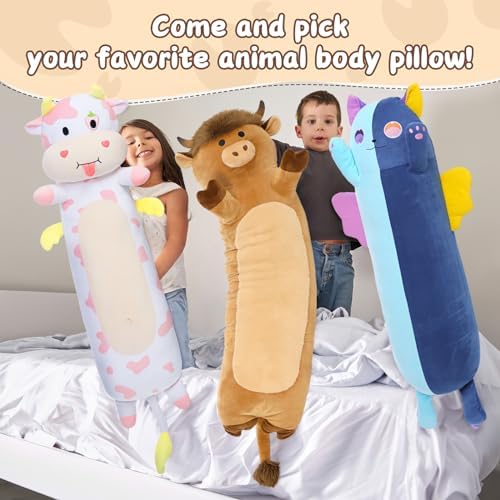 Highland Cow Plush Body Pillow