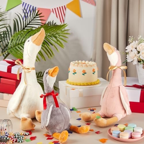 Vinsot 3 Pcs Silly Goose Plush Decorations