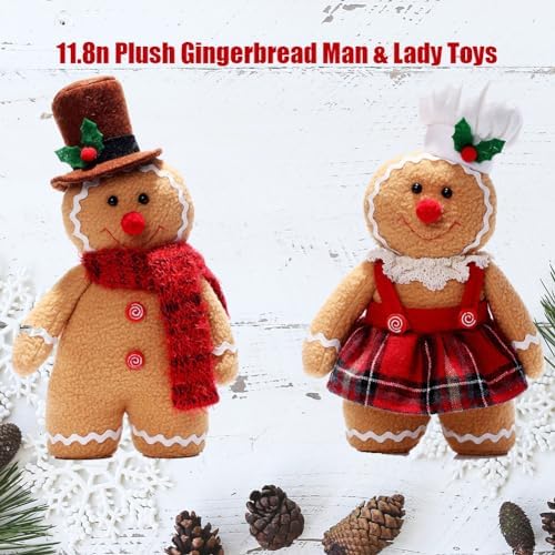 118 Inch Christmas Gingerbread Plush Figure