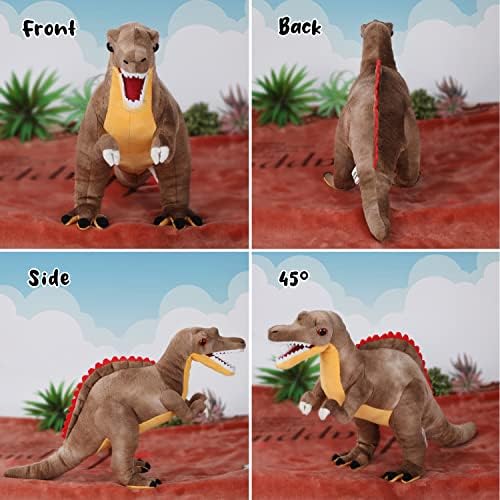 Spinosaurus Plush Pillow Toy - 18 Inch Huggable Dino Friend