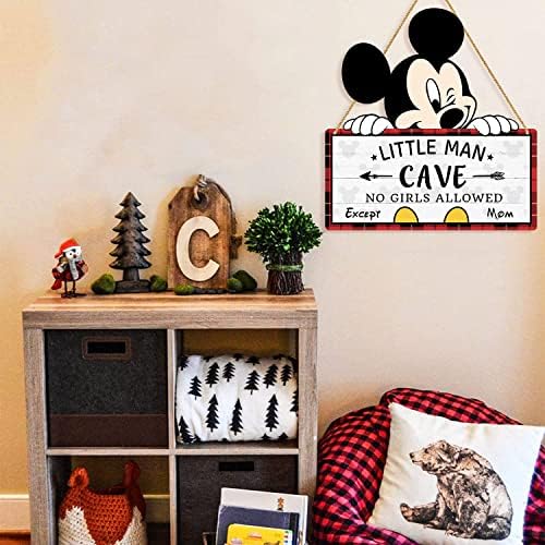 Little Man Cave Wooden Wall Sign