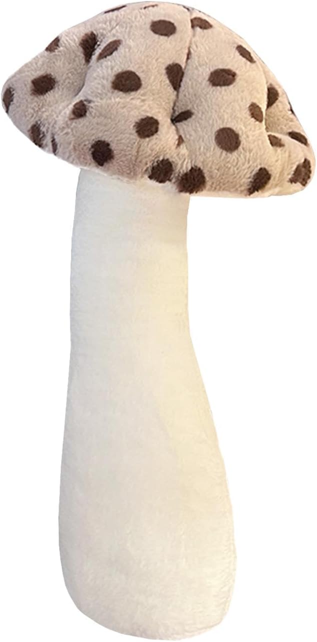 Hofun4U Mushroom Plush Pillow - Brown