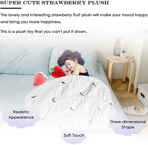 Strawberry Plush Toy for Kids 9 Inch Cute Design