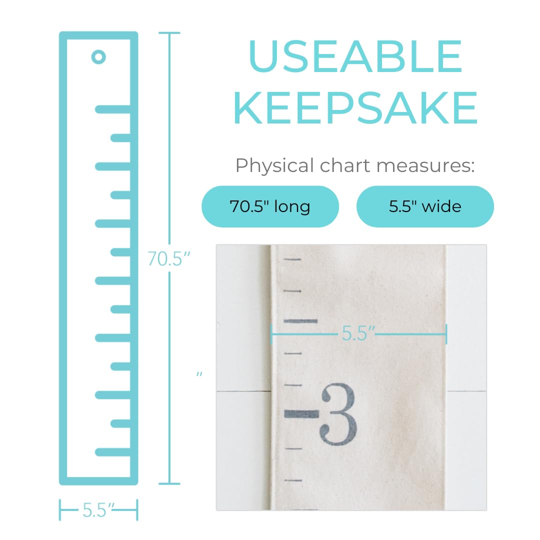Canvas Growth Chart Ruler for Kids