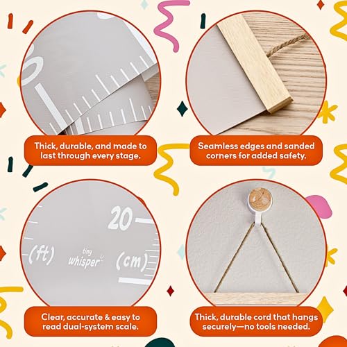 Customizable Kids Height Wall Chart 1