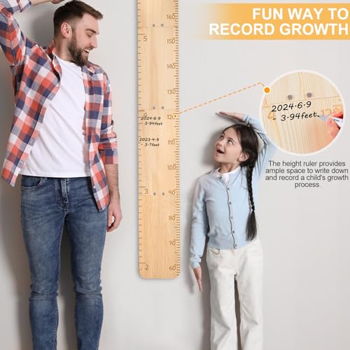 Unicorn Castle Wooden Wall Height Chart