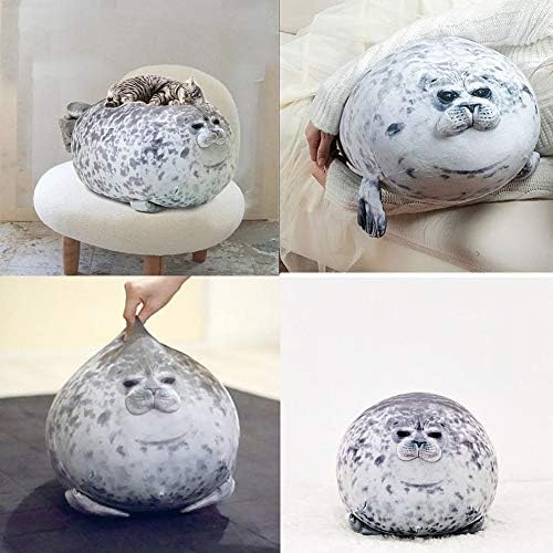 YOZATIA Chubby Seal Pillow Giant Plush Hugging Pillow