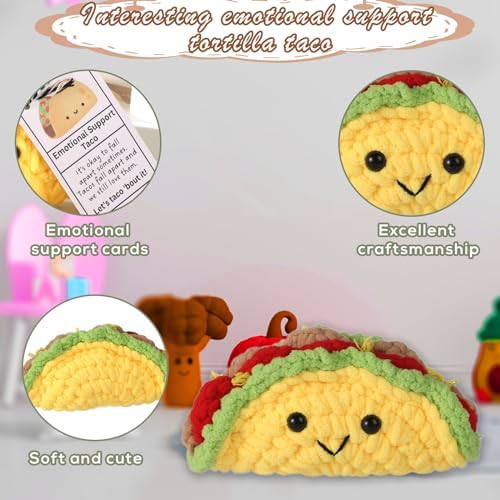 Emotional Support Taco Plush Toy