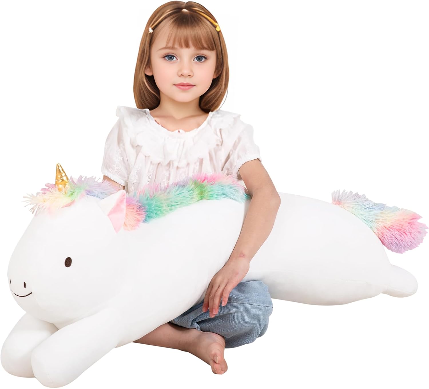 40 Inch Giant Unicorn Plush Pillow