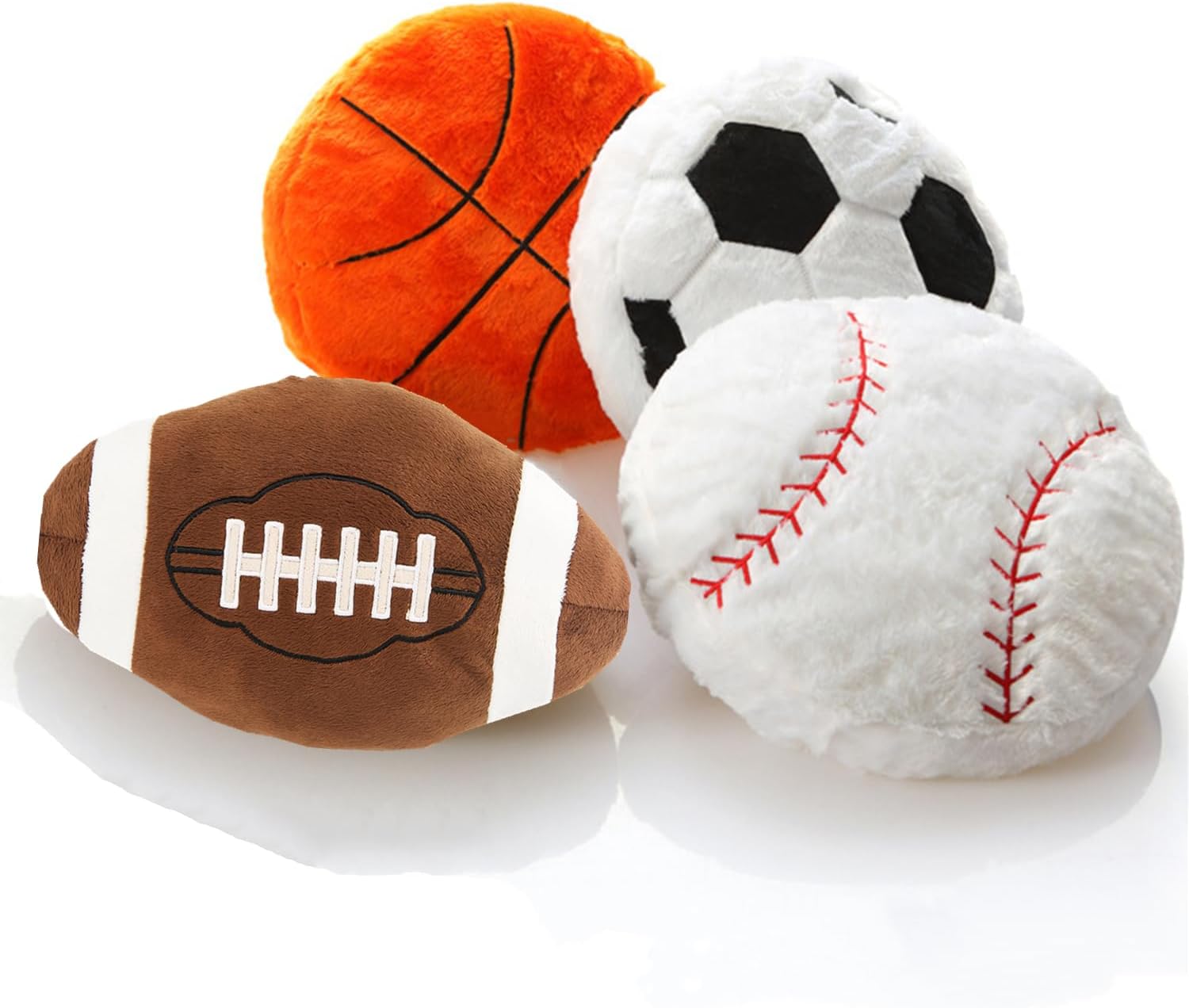 4 Piece Sports Throw Pillow Set