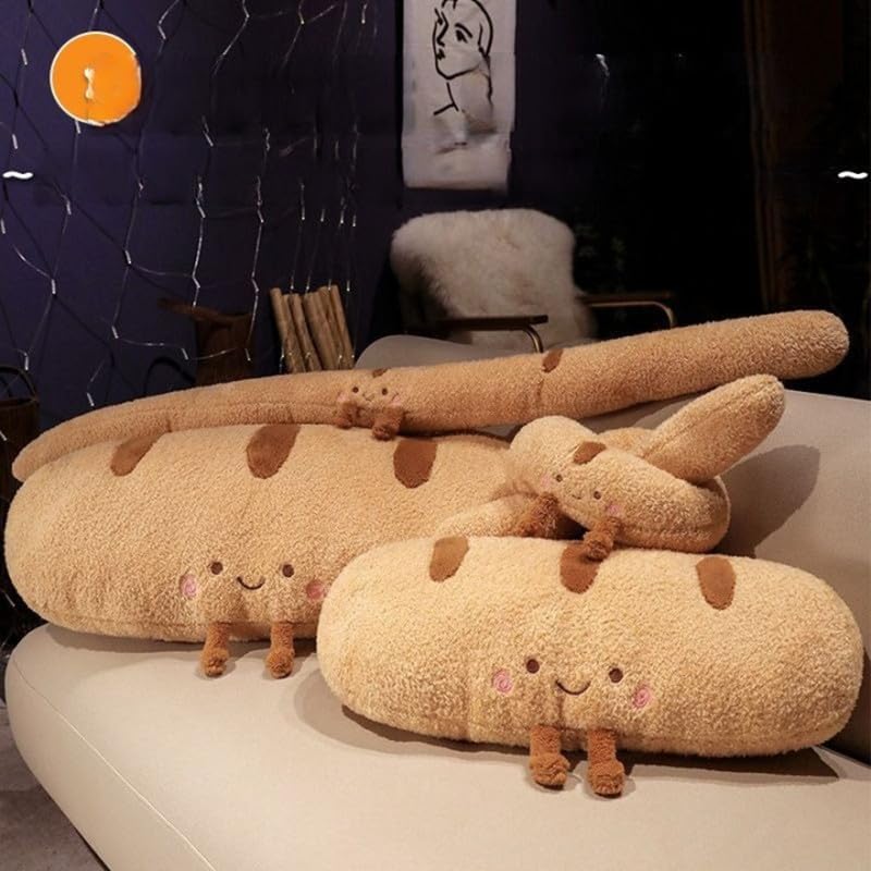 Cute Baguette Bread Plush Throw Pillow