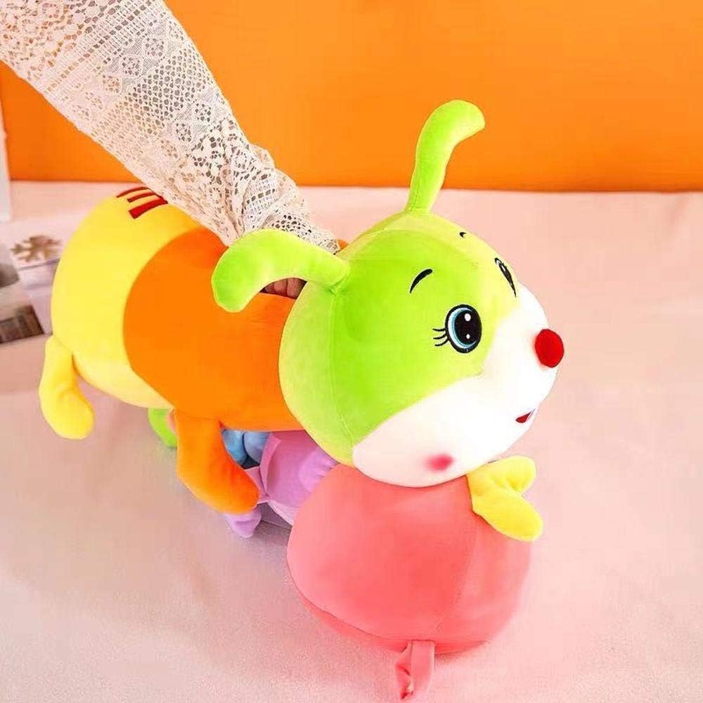 Multicolor Caterpillar Plush Hugging Pillow