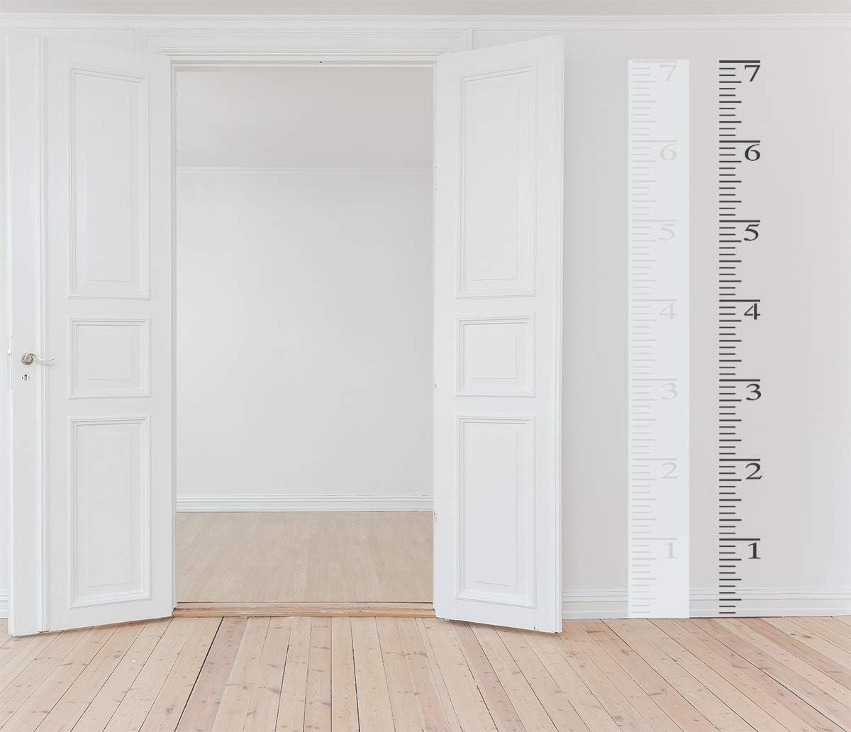 Onwon 7 Feet Growth Chart Stencil Scale Template for Kids Wall Art