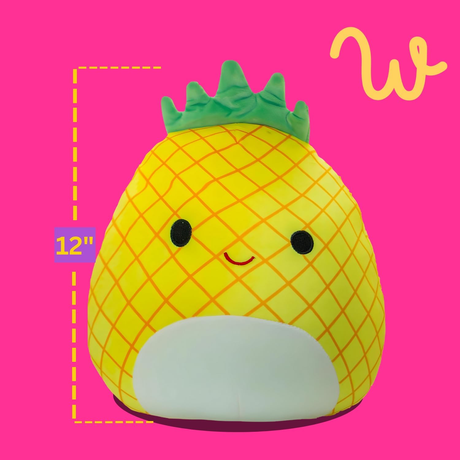 12 Inch Cute Pineapple Plush Pillow