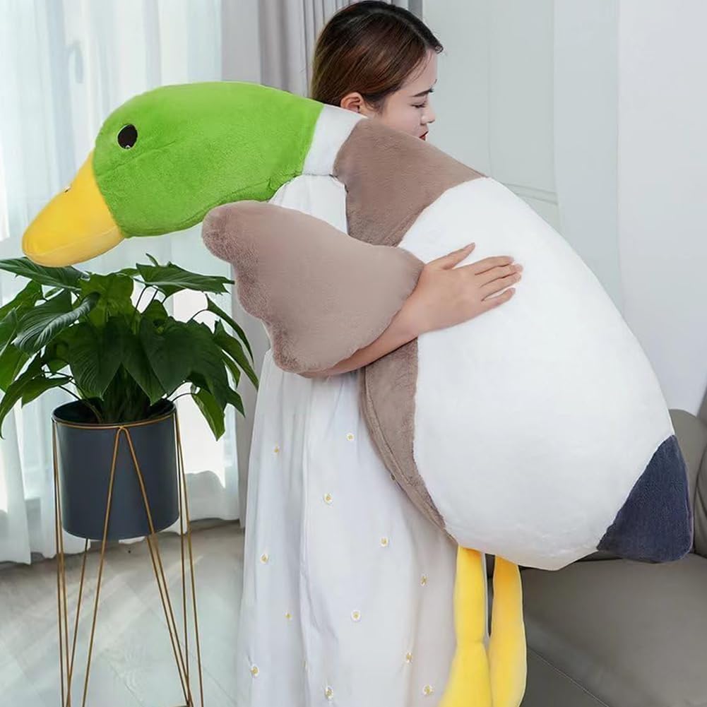 Giant Mallard Duck Plush Pillow for All Ages