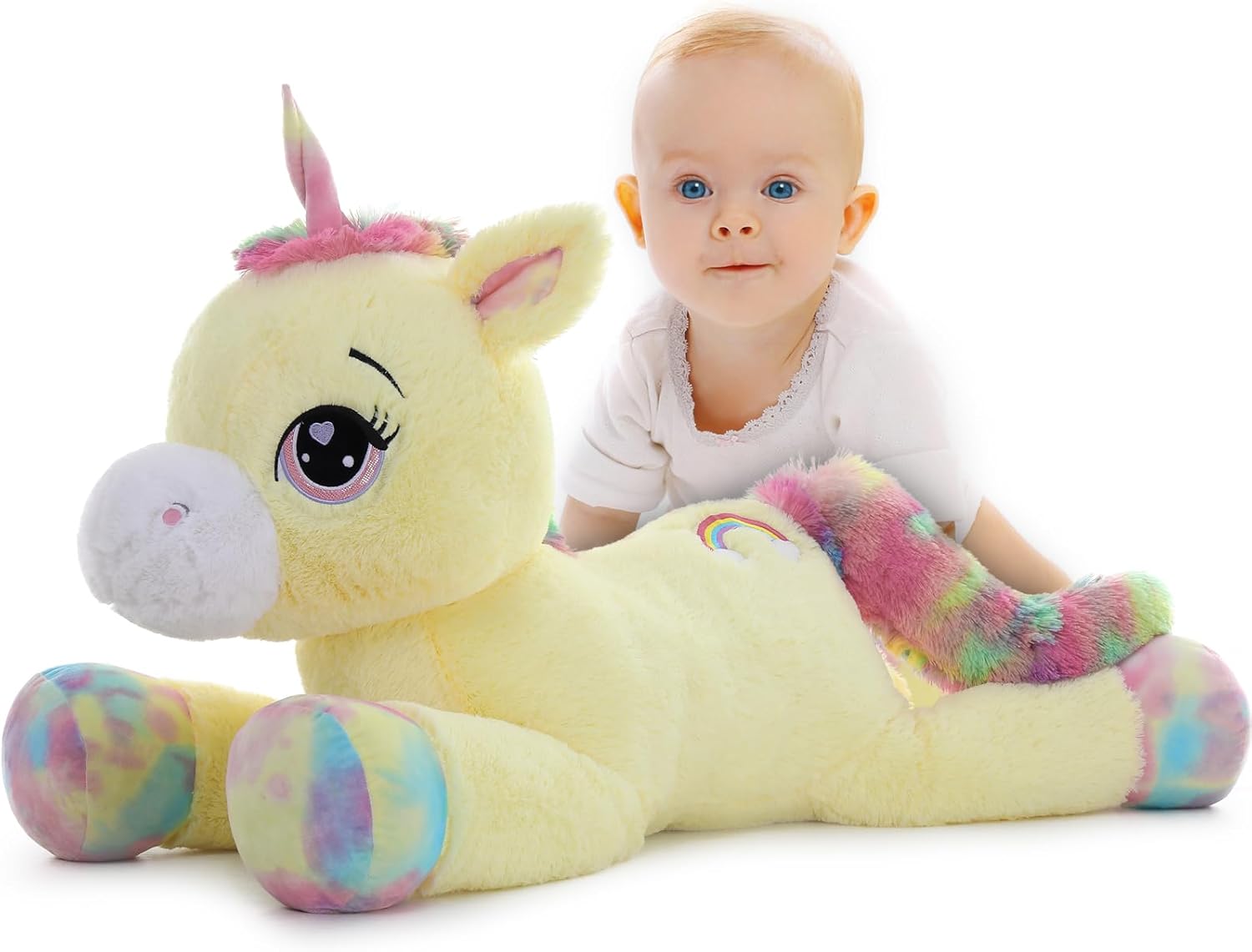 MaoGoLan 43 Inch Giant Unicorn Plush Pillow 1