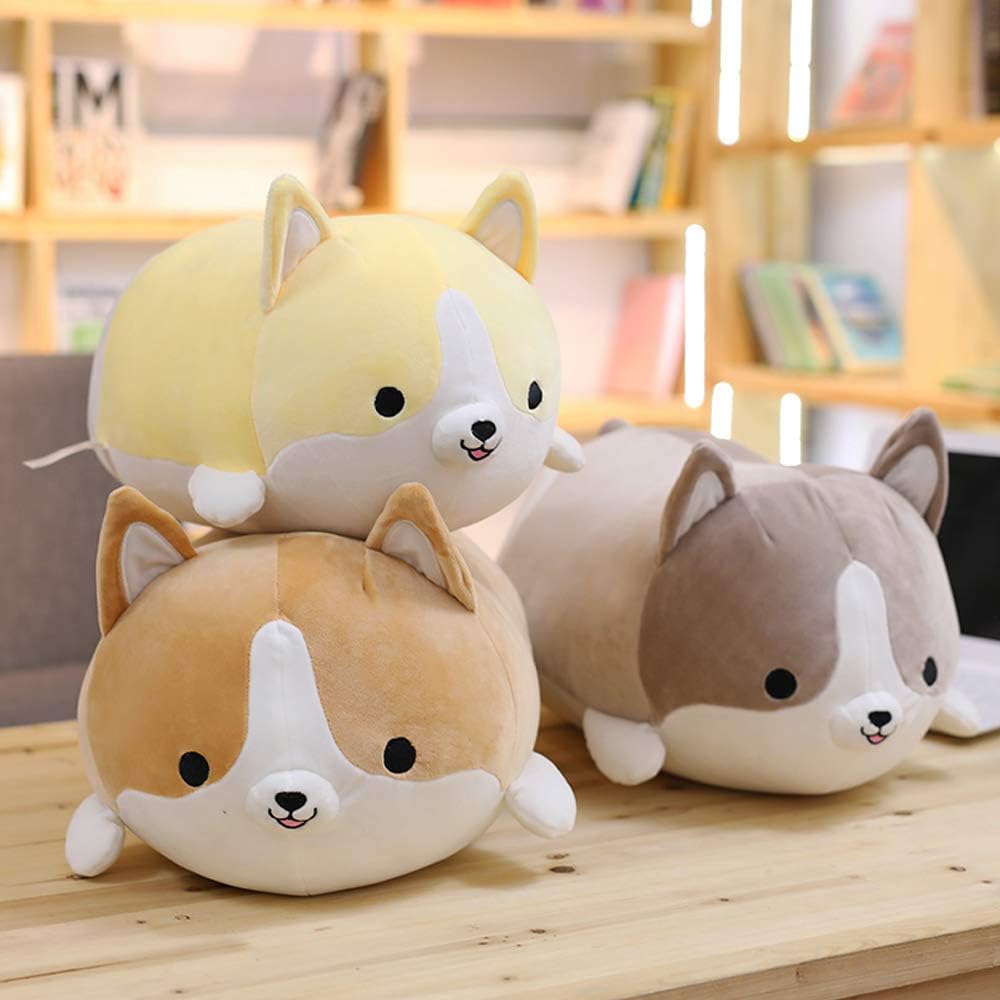 Corgi Dog Plush Pillow 118 Inch Soft Stuffed Animal Toy