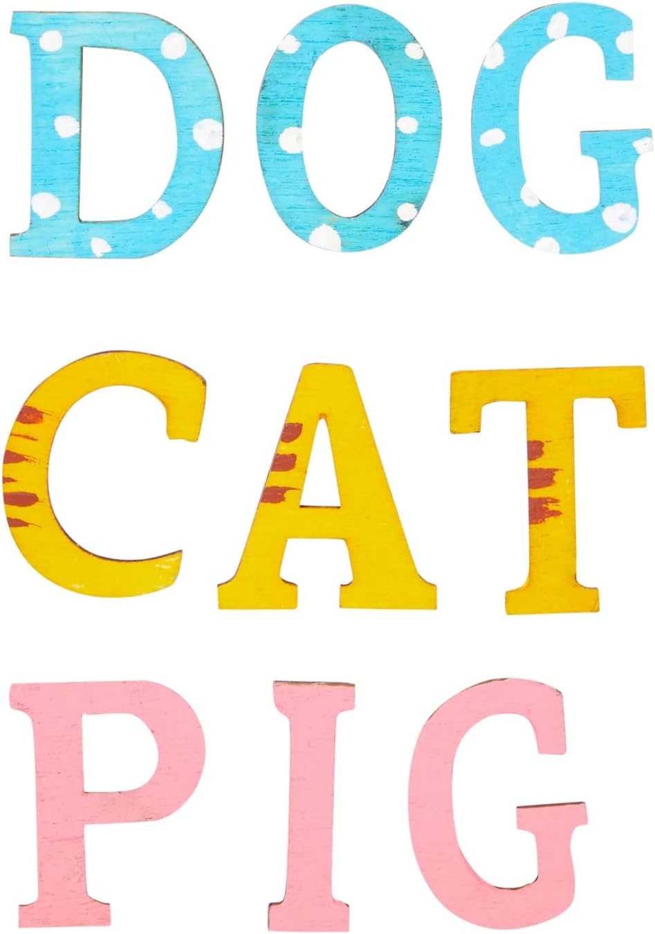 Juvale 1-Inch Wooden Alphabet Letters and Numbers Set