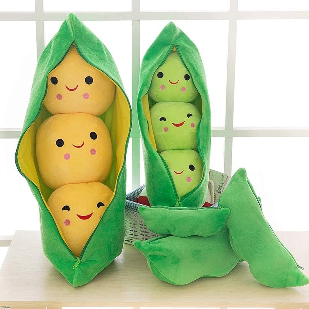 Giant Peas in a Pod Plush Pillow