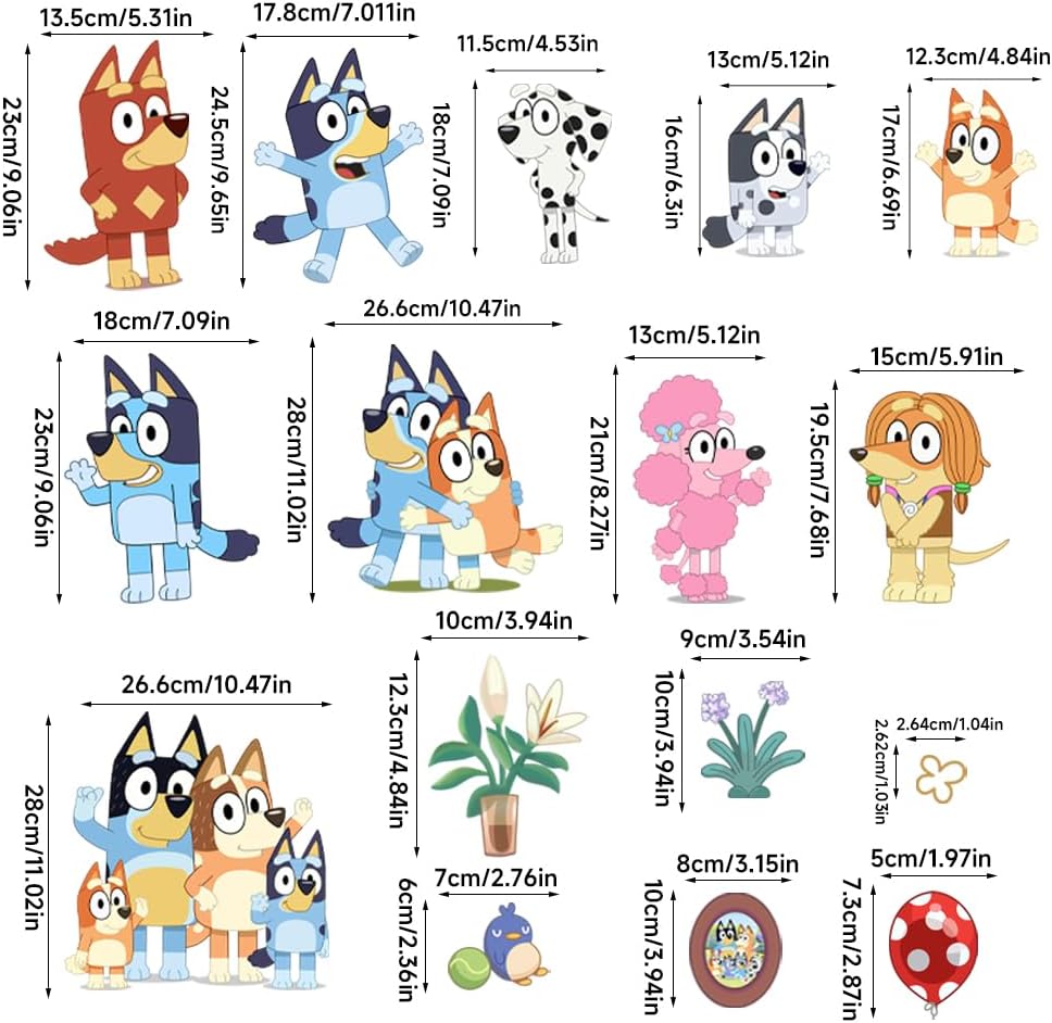 DERUN Trading Wall Decals Cute Poodle Stickers