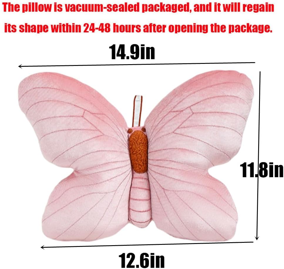 Butterfly Shaped Plush Pillow