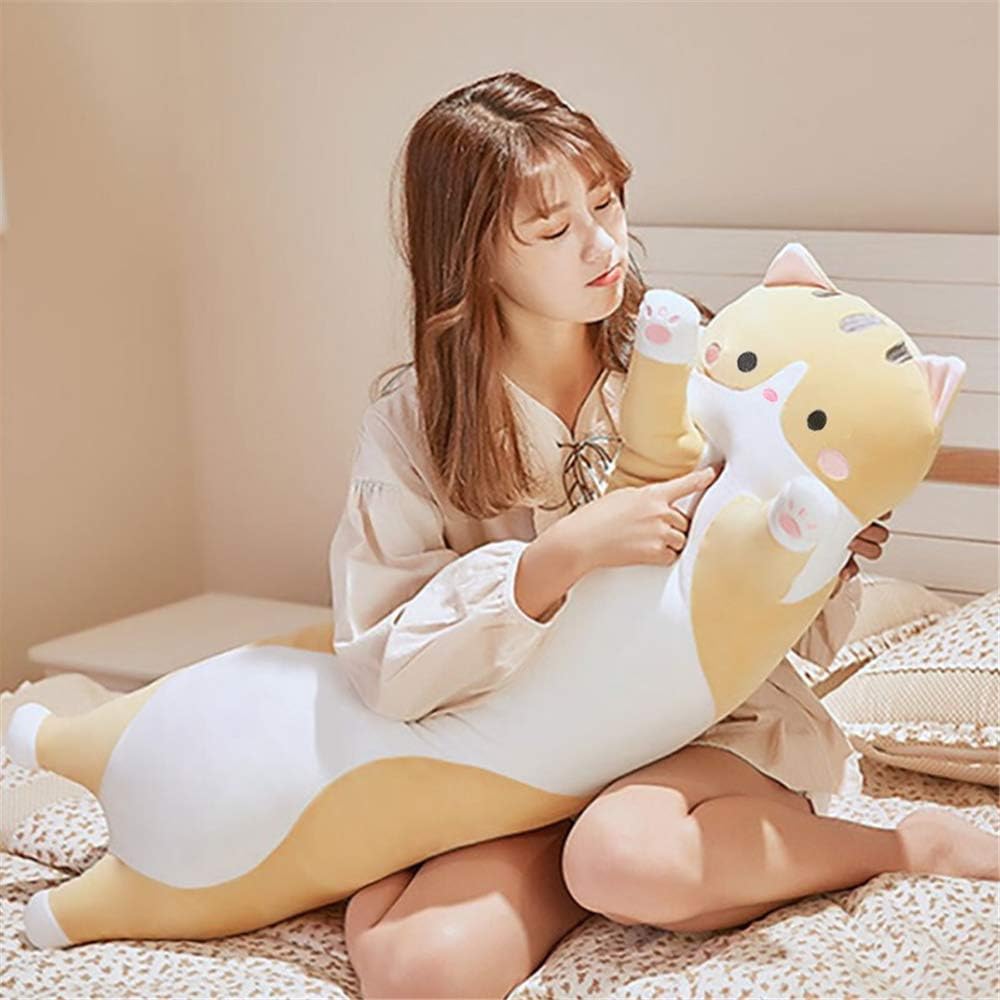 Shangman Plush Cat Pillow Toy for Kids and Girlfriend