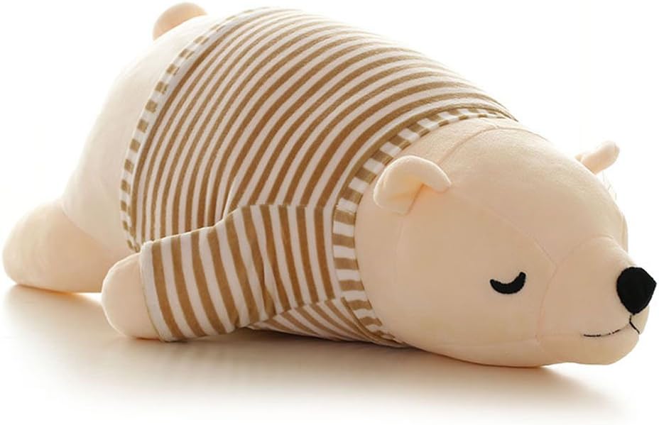 MMTTAO 24 Inch Stuffed Polar Bear Plush Toy