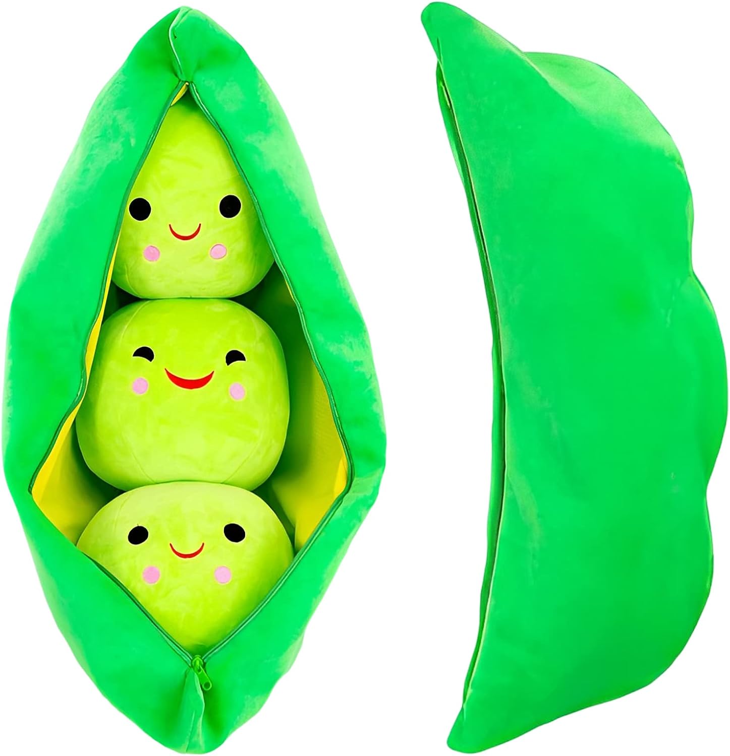 Giant Peas in a Pod Plush Pillow
