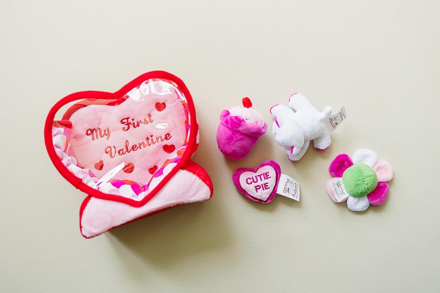 Valentines Day Baby Toy Set for Newborns and Toddlers