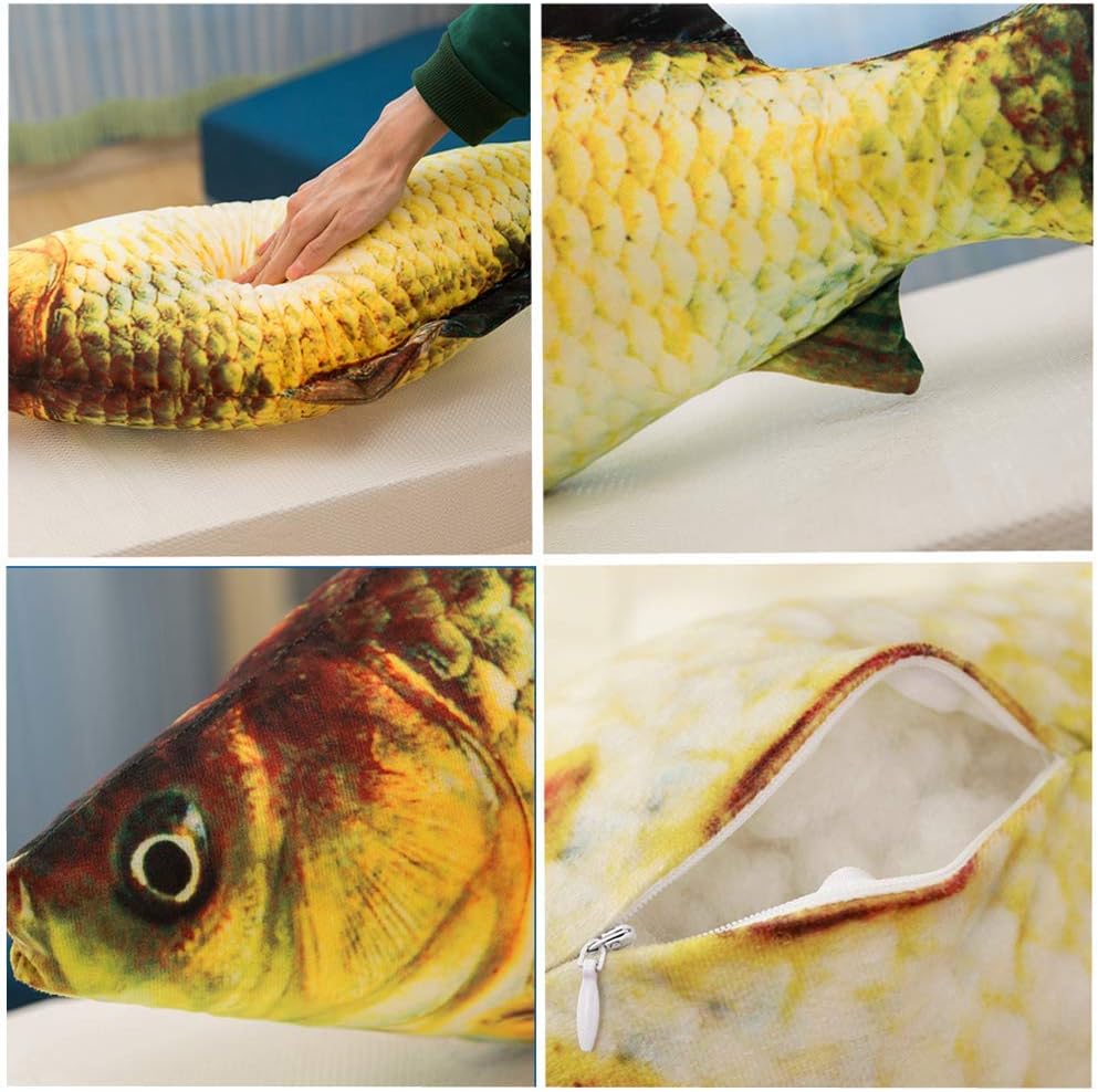 JULAN 3D Giant Soft Fish Pillow
