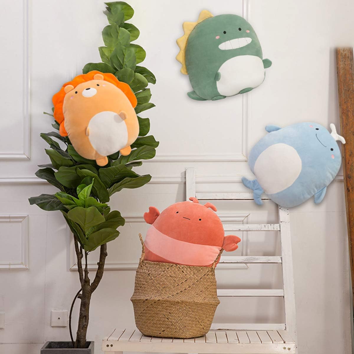 ARELUX 16in Dinosaur Plush Pillow Toy