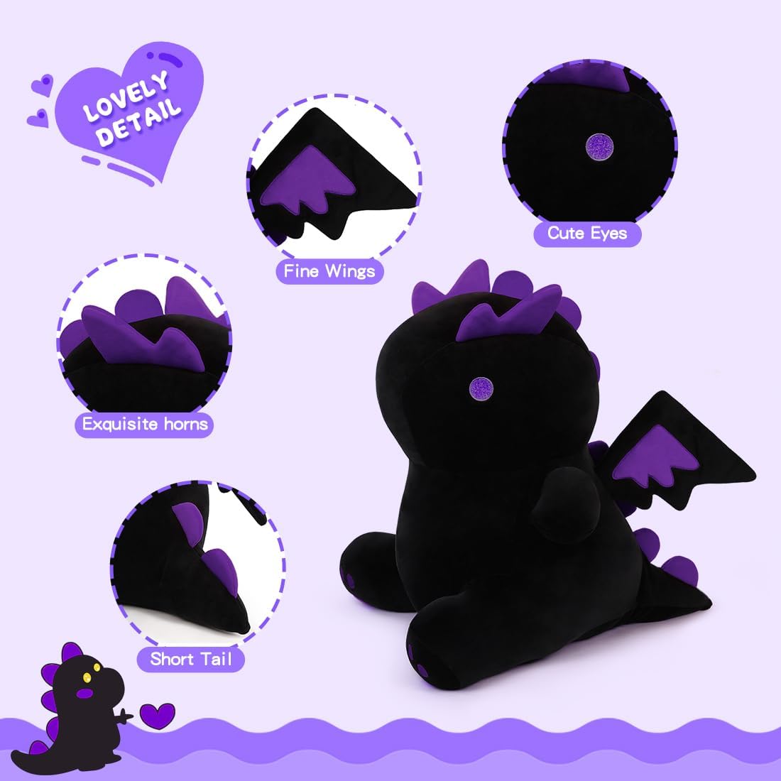 Cute Plush Dinosaur Pillow Toy