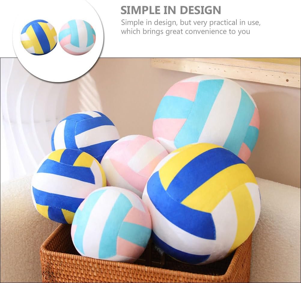 Gadpiparty 2 Pack Plush Volleyball Pillows 1