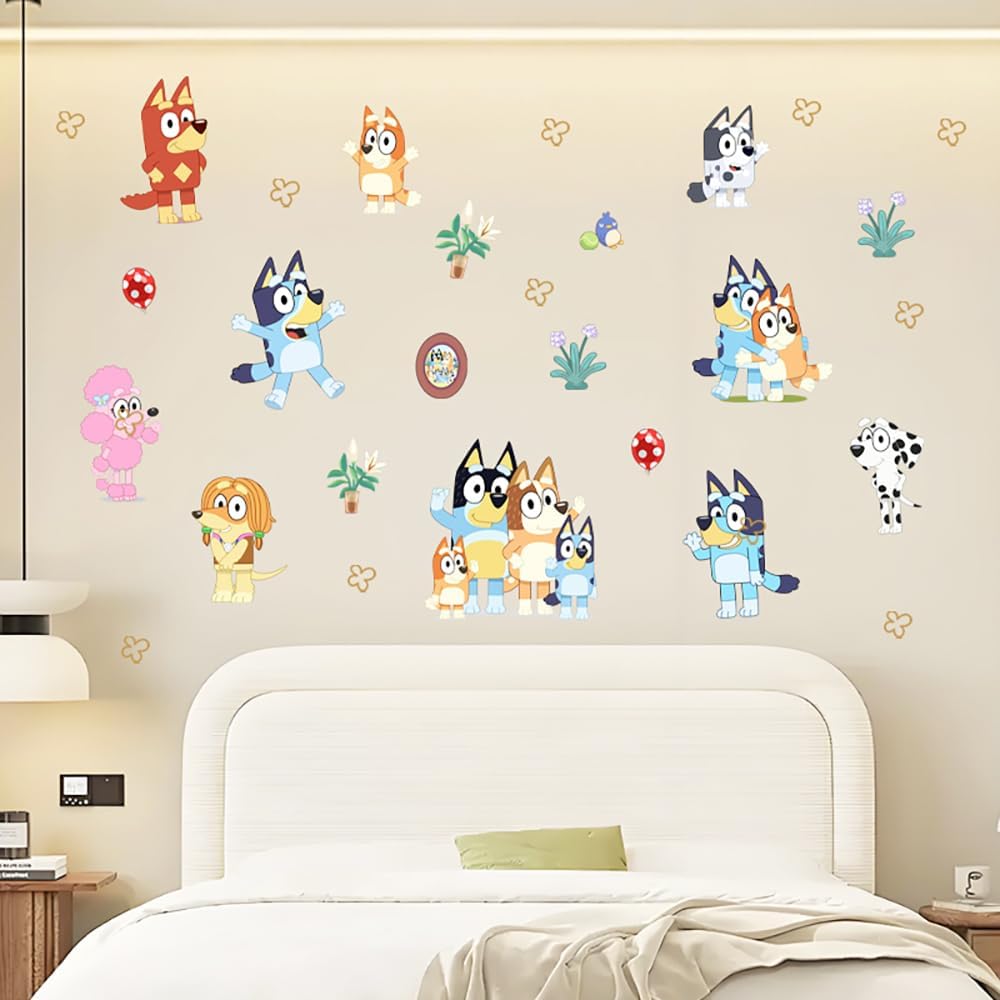 DERUN Trading Wall Decals Cute Poodle Stickers