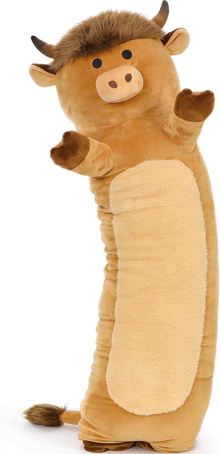 Highland Cow Plush Body Pillow
