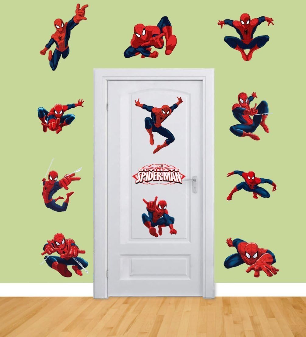 Spiderman Sticker Pack for Kids Room Wall Decor