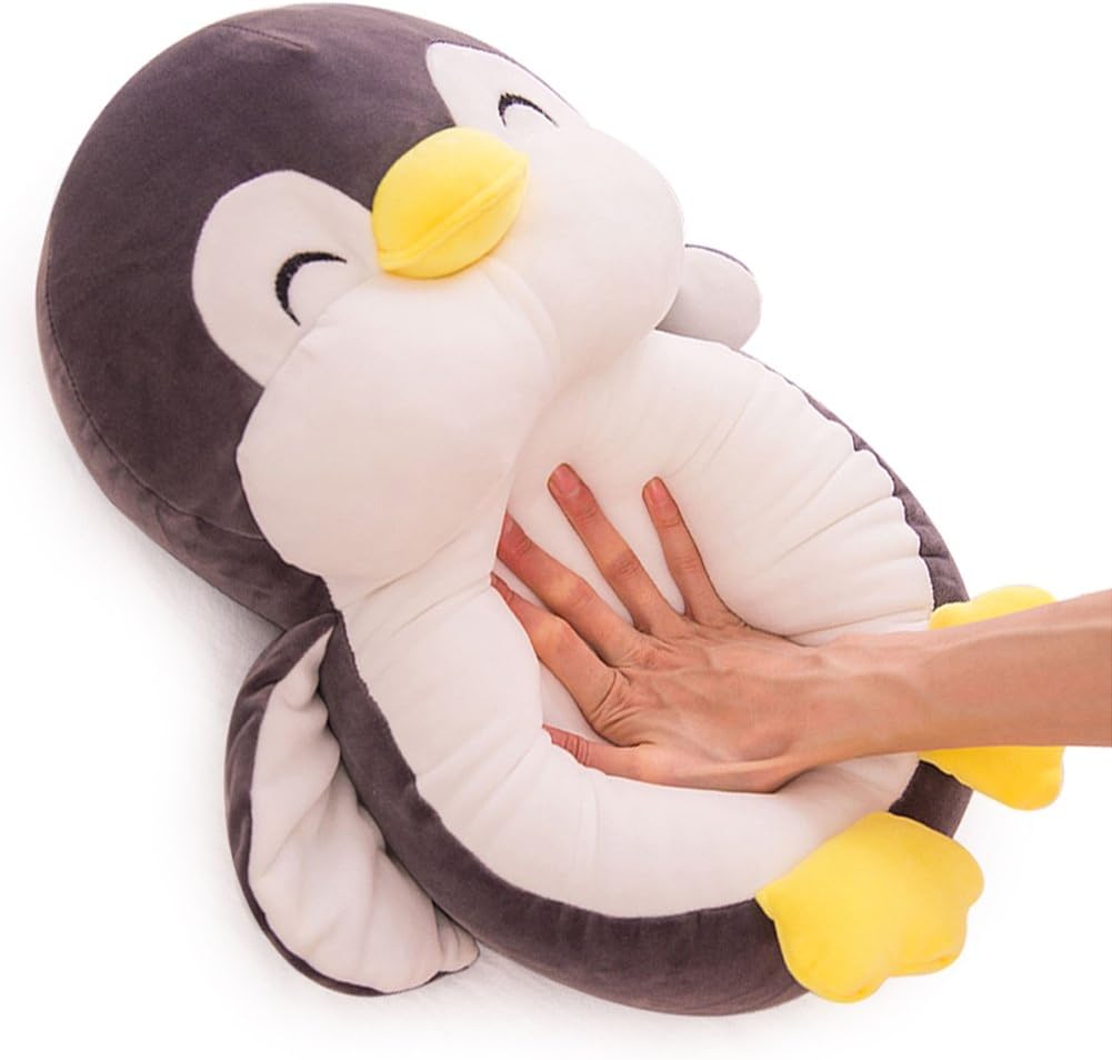 12 Inch Gray Stuffed Penguin Plush Toy 1