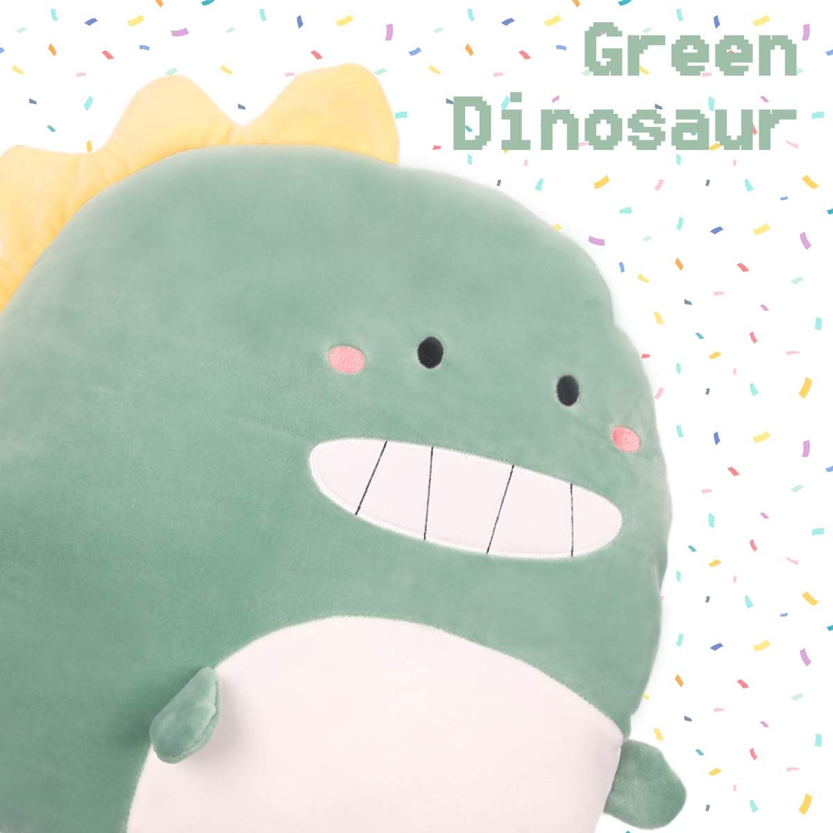 ARELUX 16in Dinosaur Plush Pillow Toy