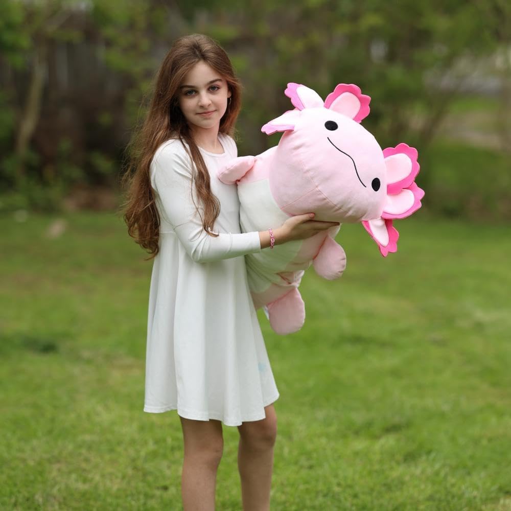 MaoGoLan 47 Inch Giant Axolotl Plush Pillow