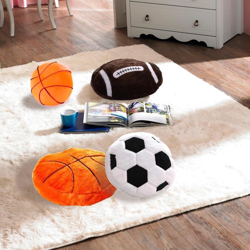 Rugby Sports Pillow for Kids and Adults
