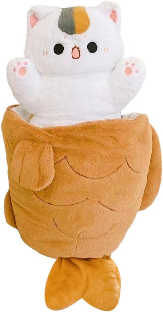 Taiyaki Cat Plush Pillow 118 Inch