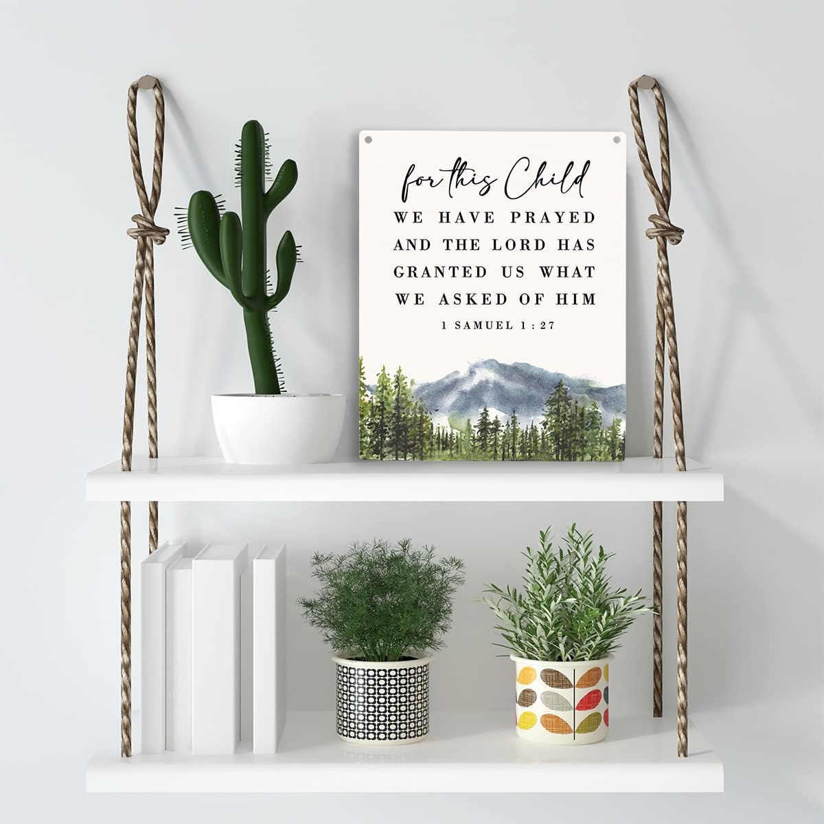 YCYD Inspirational Nursery Wall Art Sign for Kids