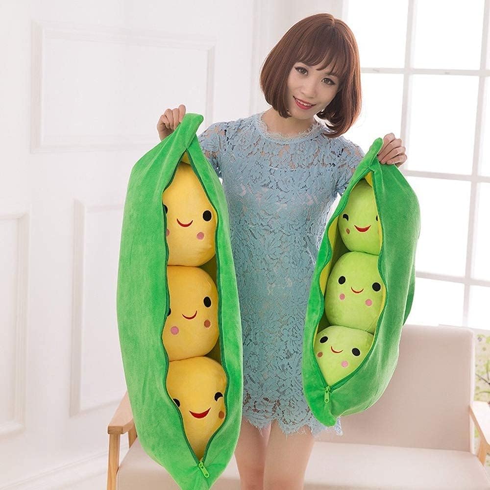 Giant Peas in a Pod Plush Pillow