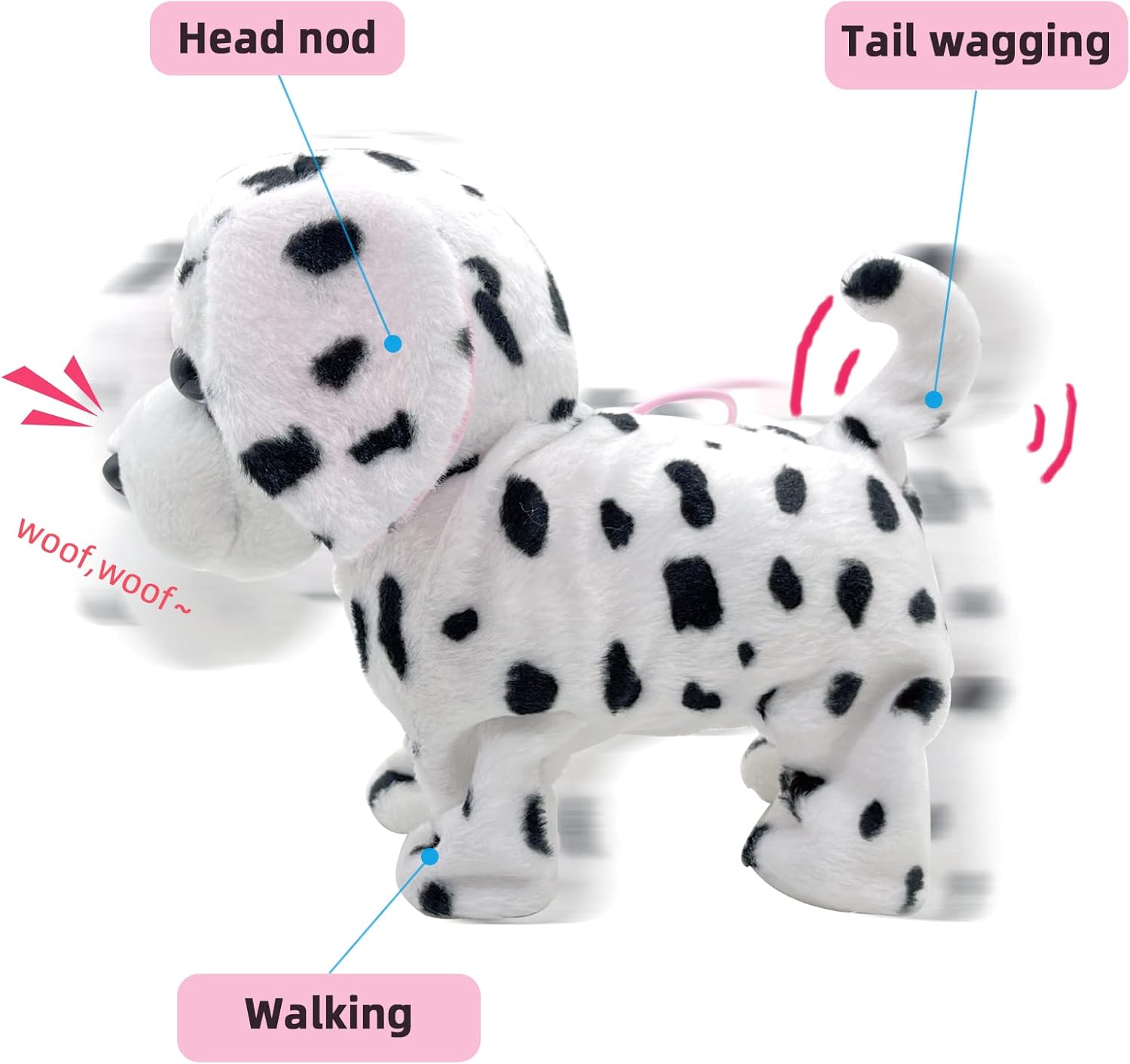 YH YUHUNG Interactive Plush Dog Toy for Kids